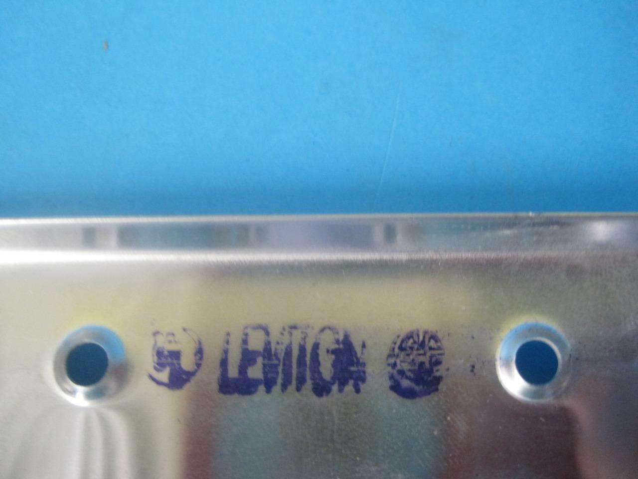New Leviton 4 Port Stainless Steel Microphone Wall Plate w/Connectors