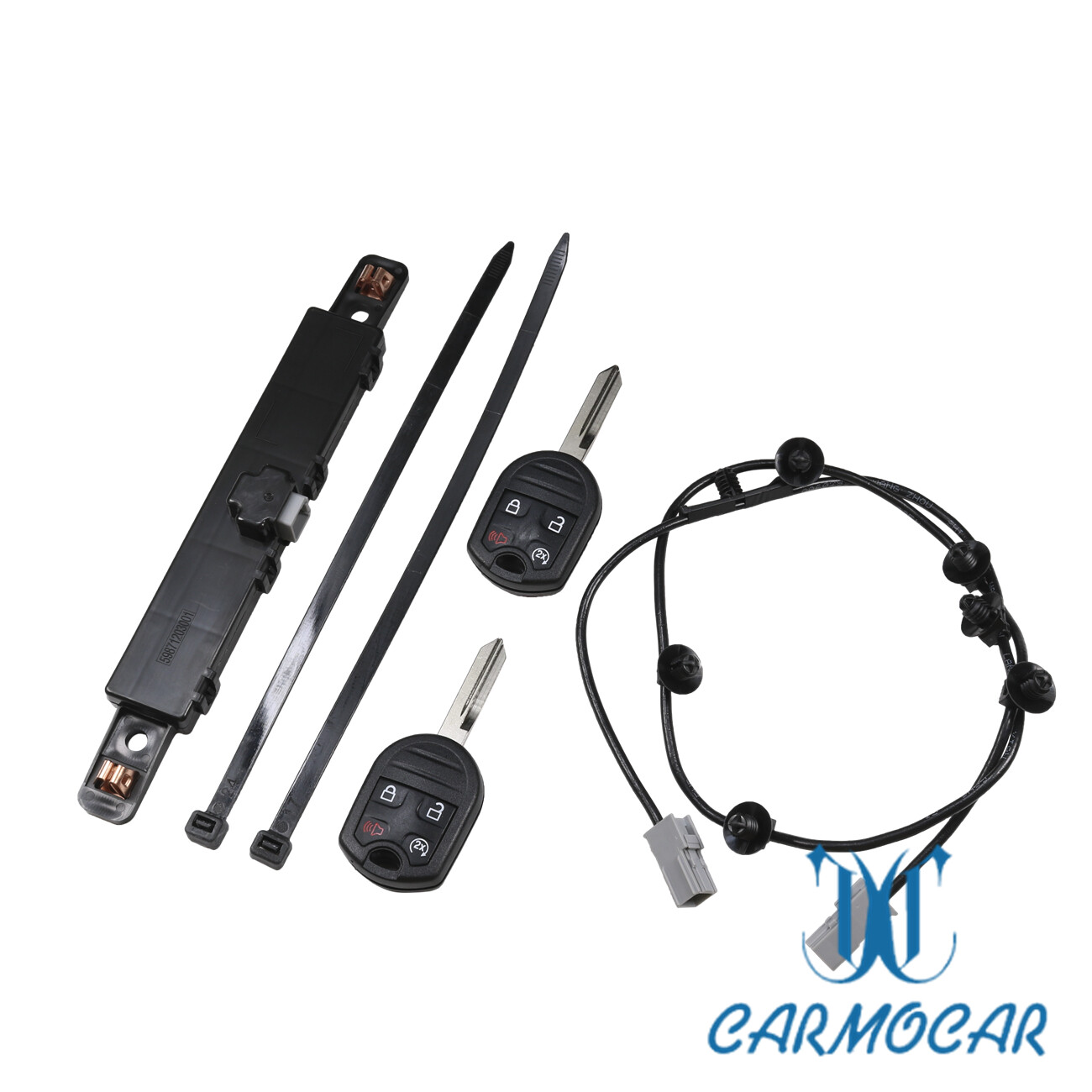 BC3Z19G364A Remote Start Switch Kit with 2 Keys Fits For 2011-2014 Ford F-150
