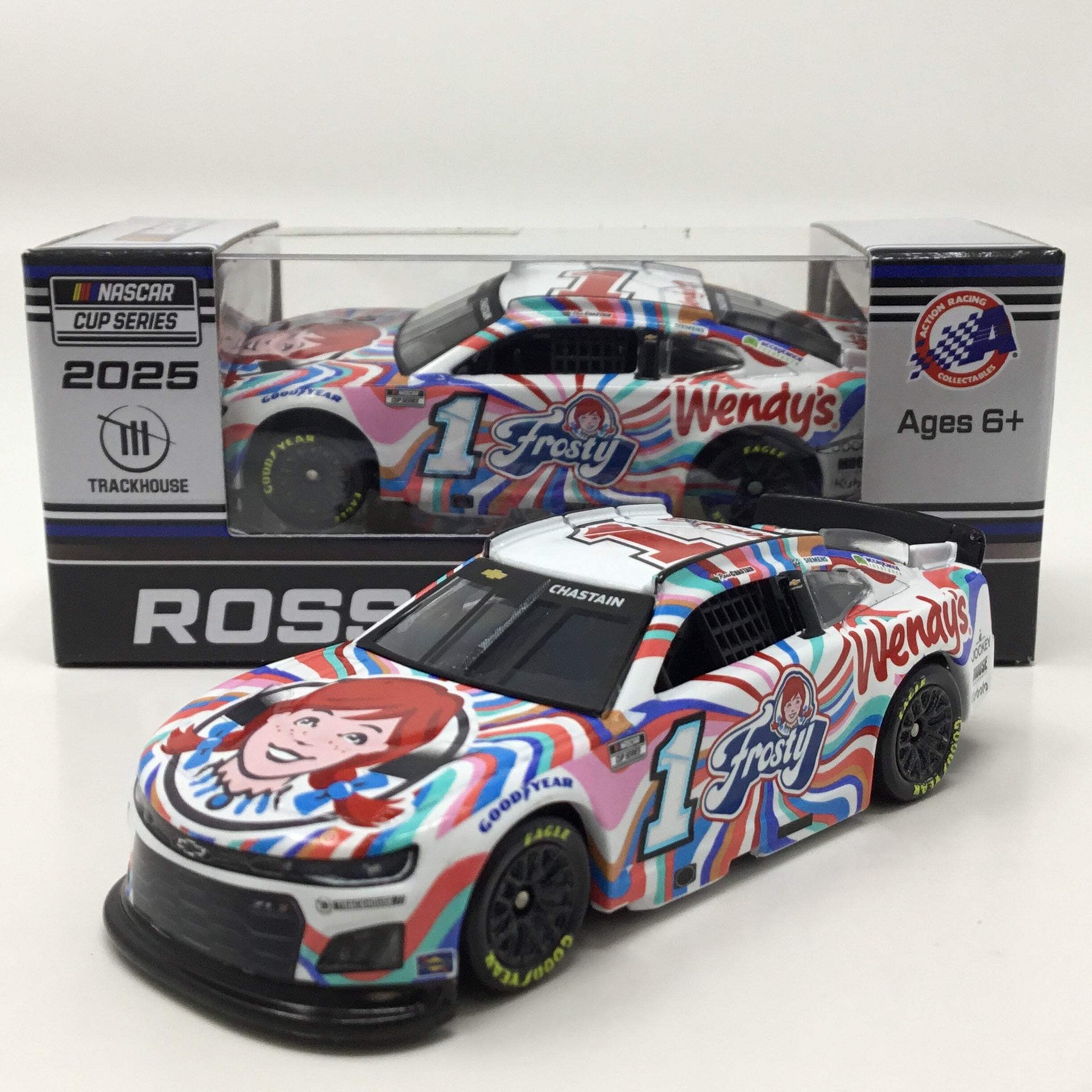 Ross Chastain 2025 Wendy's Frosty 1:64 Diecast