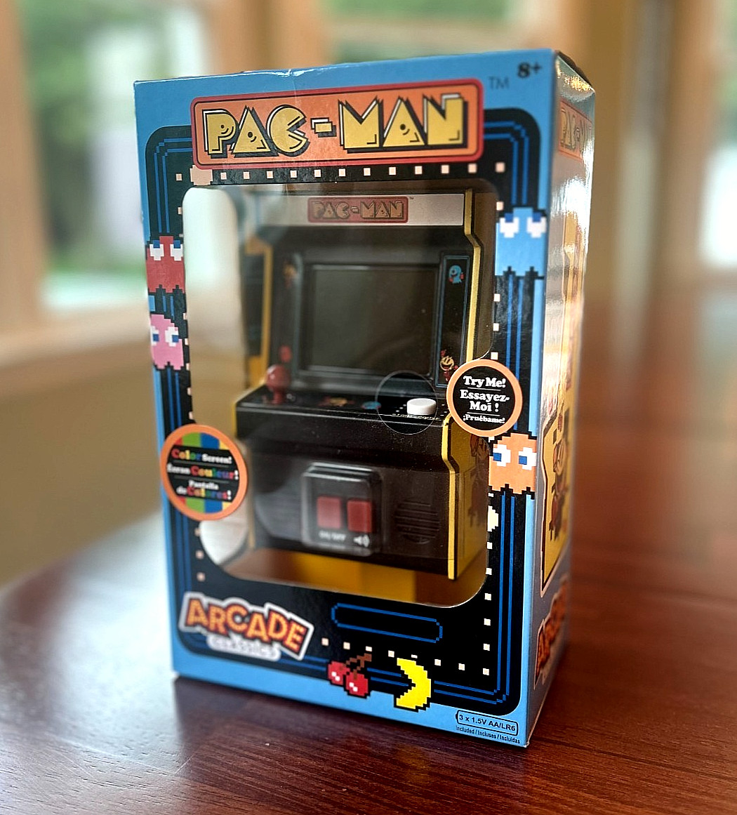 Basic Fun Pac-Man Arcade Classics Mini Arcade Game Color TFT Screen NEW Sealed
