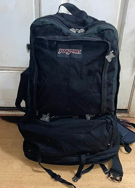 Vintage Jansport TALL Internal Frame XL Backpack Black Extra Backpack