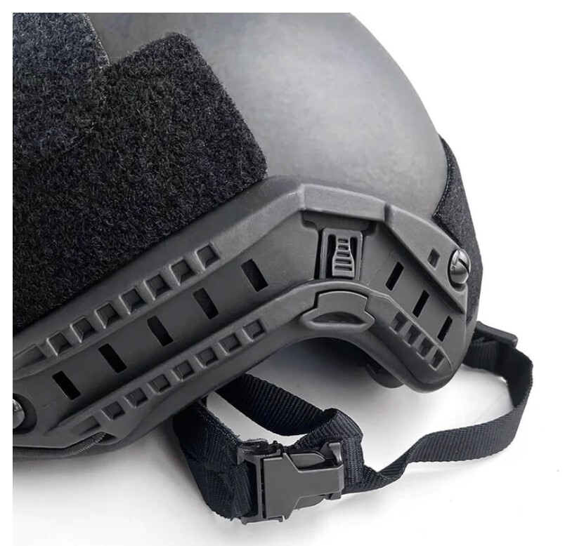 Superlite Ballistic Tactical Combat Helmet NIJ IIIA Medium Large W/ Sage Cover