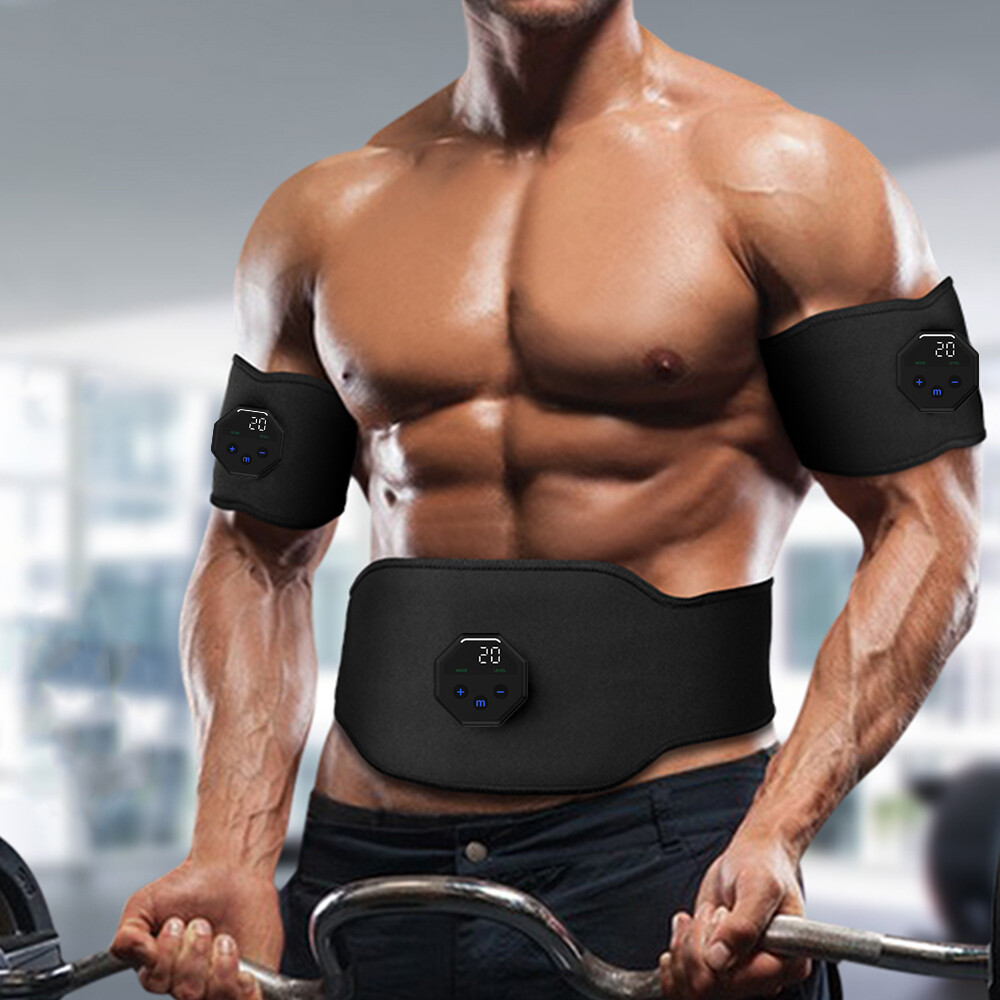 Electric Muscle Toner Simulation ABS Fat Burner Toning Belt Belly Shaper Machine