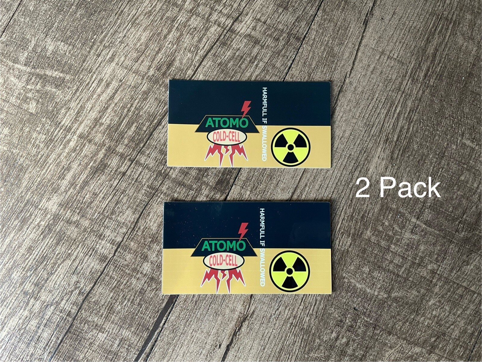 Airsoft “Ray Gun Battery” Tracer Unit Stickers (2-Pack)