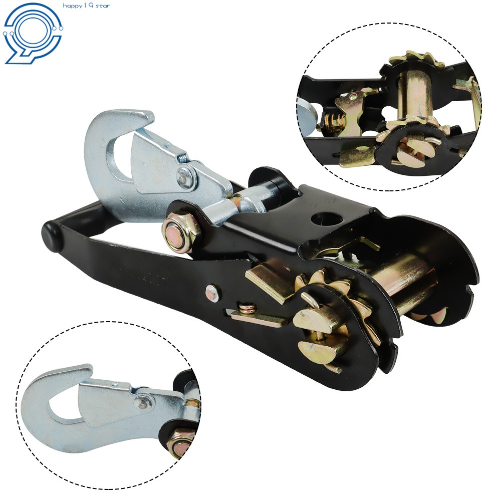 Car Tie Down with Snap Hooks Lasso Style (4 Pack) 2 Inch x 96 Inch For Trailer