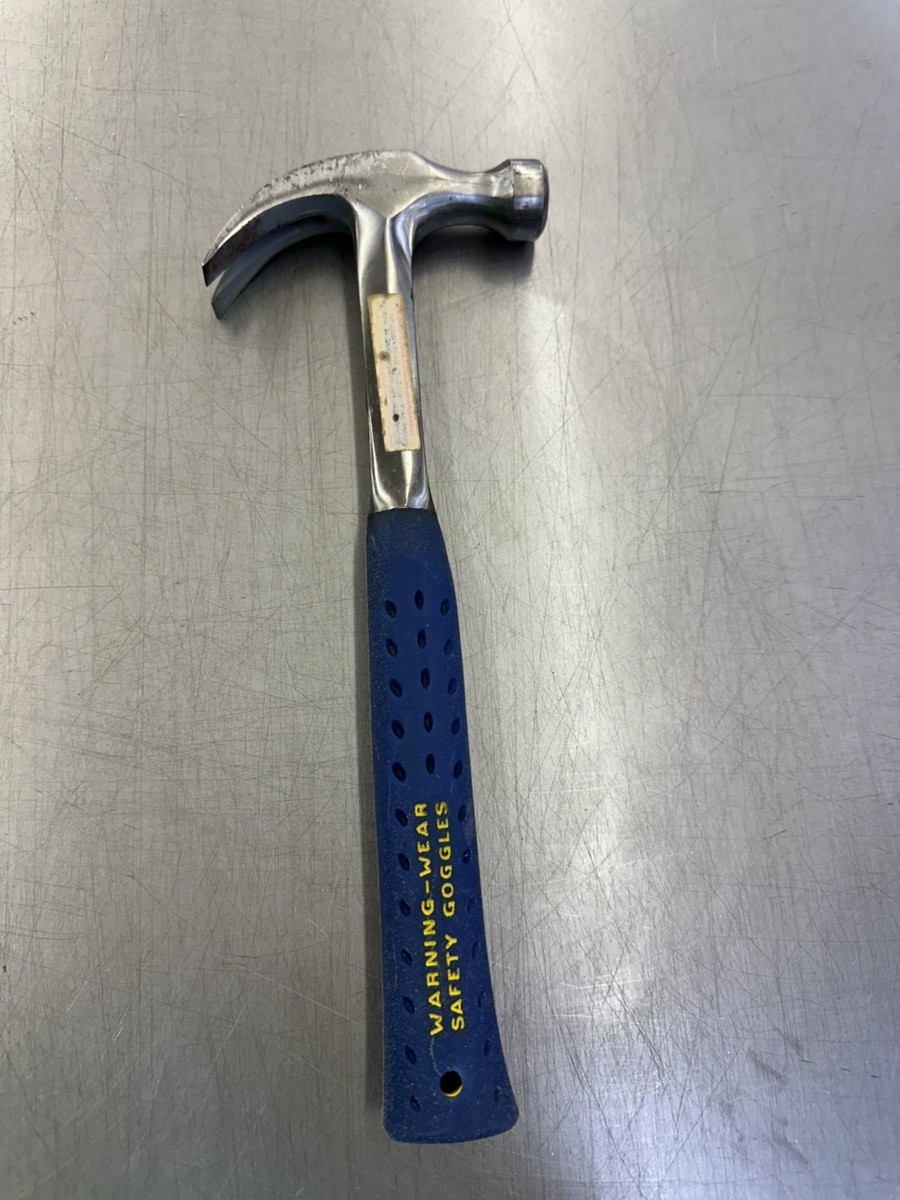 ESTWING E3 16c CURVED CLAW 16 Oz HAMMER BLUE VINYL GRIP USA (CJL008002)