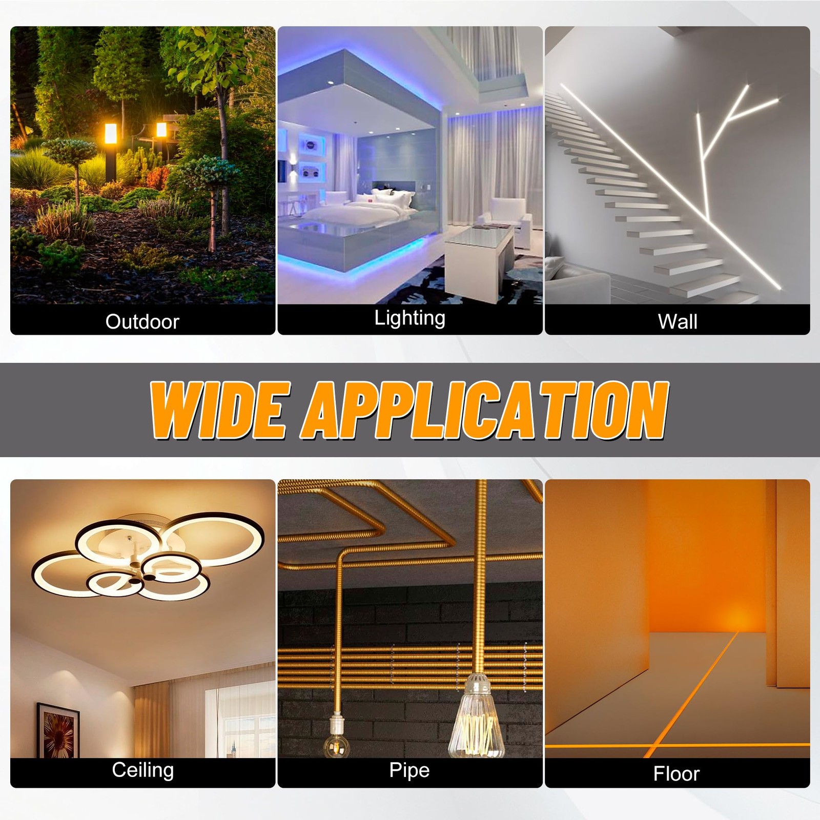 KOOTANS 11FT Fiberglass Running Electrical Wire Cable Glow Rods Wire Pulling ...