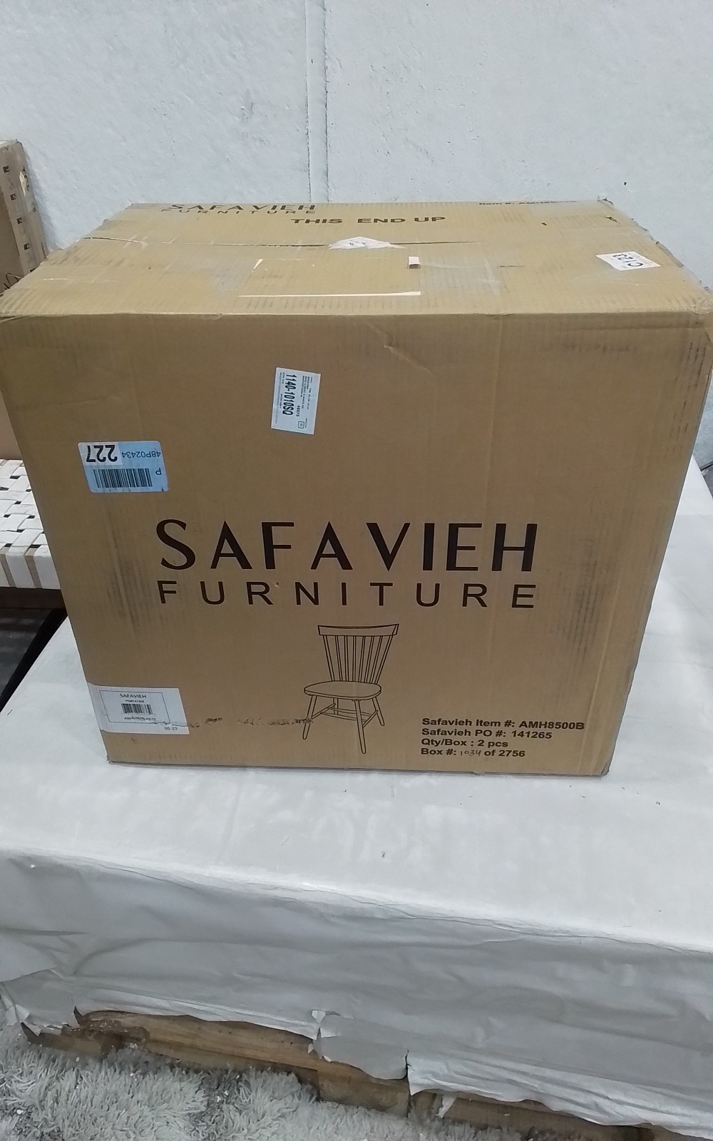Safavieh PARKER SPINDEL SIDE CHAIR, Reduced Price 2172764547 AMH8500B