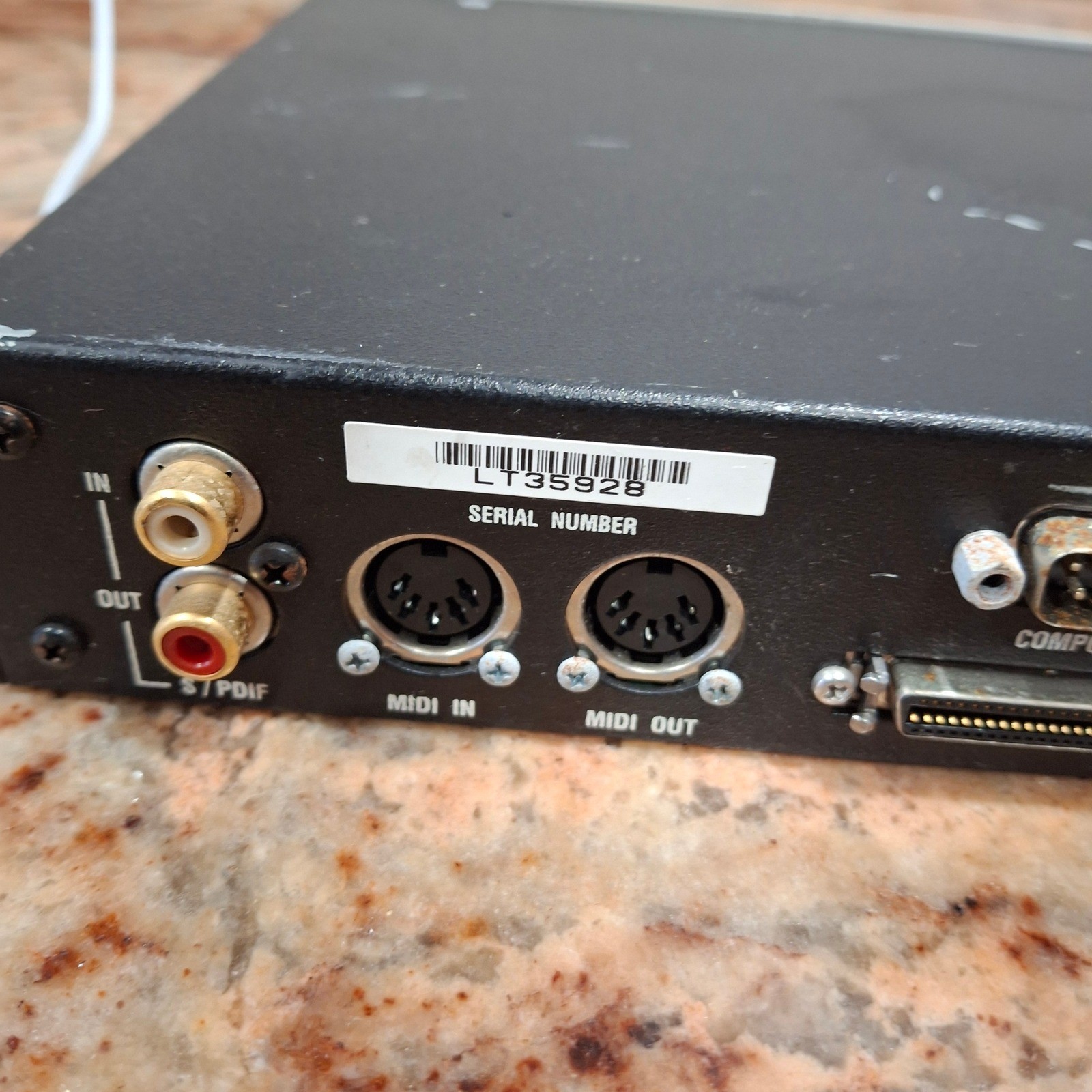 Digidesign Digi 001 PCI Audio Interface Blue Silver 2-Channel Preamp MIDI I/O