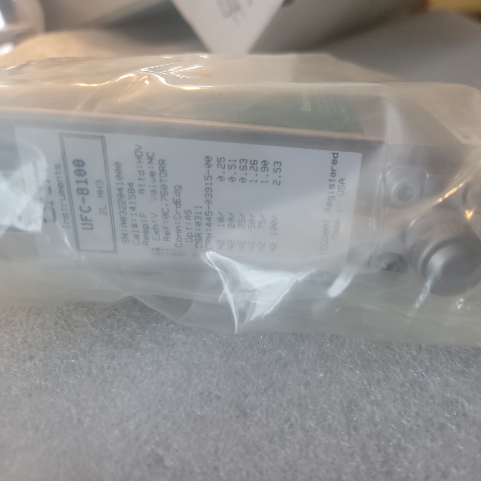 Unit Instruments UFC-8100 MFC NH3/CO2 2SLM Come With Certificate