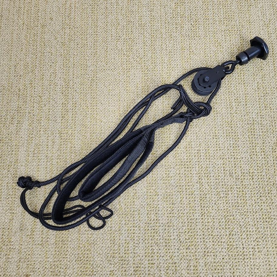 NEW AEROPILATES FOOT ANKLE STRAPS HANDLES, ROPES, RISER PULLEYS w/ Locking Knobs