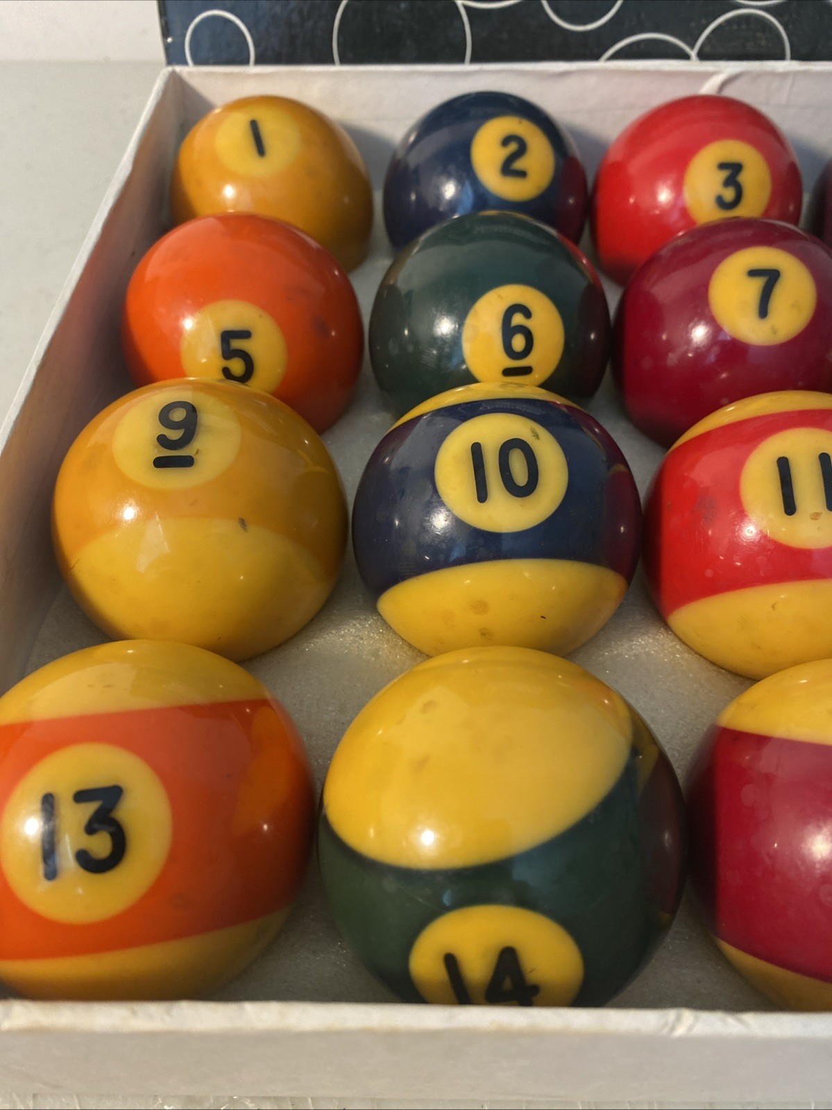 Champion Professional 2-1/4" Billiard Pool Ball Set Complete 16 Ball Set