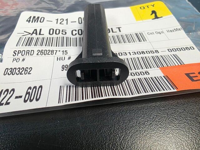 Genuine Volkswagen Upper Insulator Upper Bolt 4M0-121-095