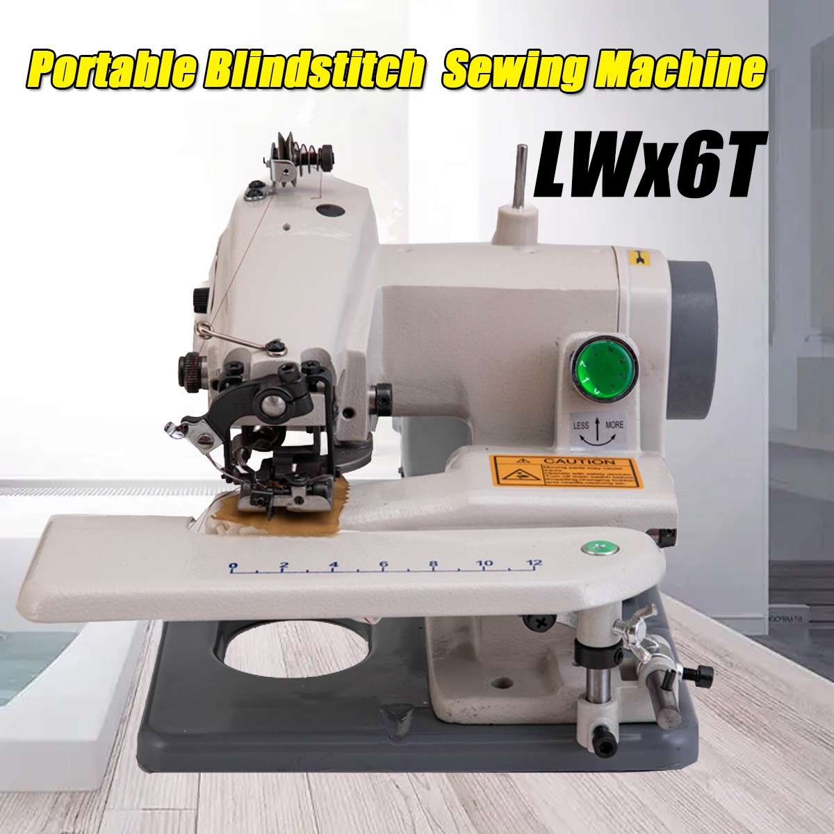 Portable Industrial Blind Stitch Hemmer/Hemming Sewing Machine RM-500 US