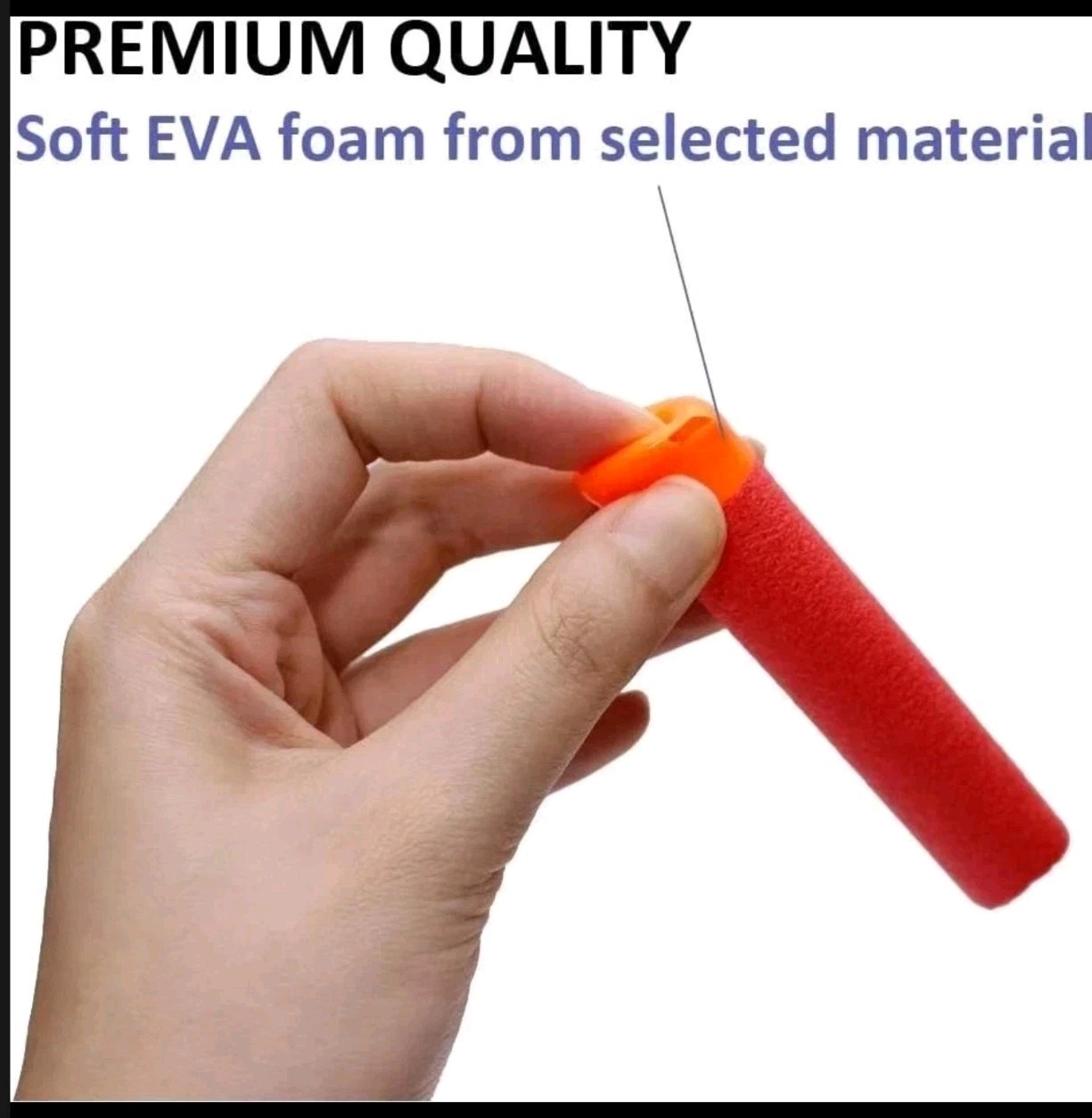60 PCS Mega Darts Foam Bullet Refill Pack - Compatible with Nerf N-Strike Mega S