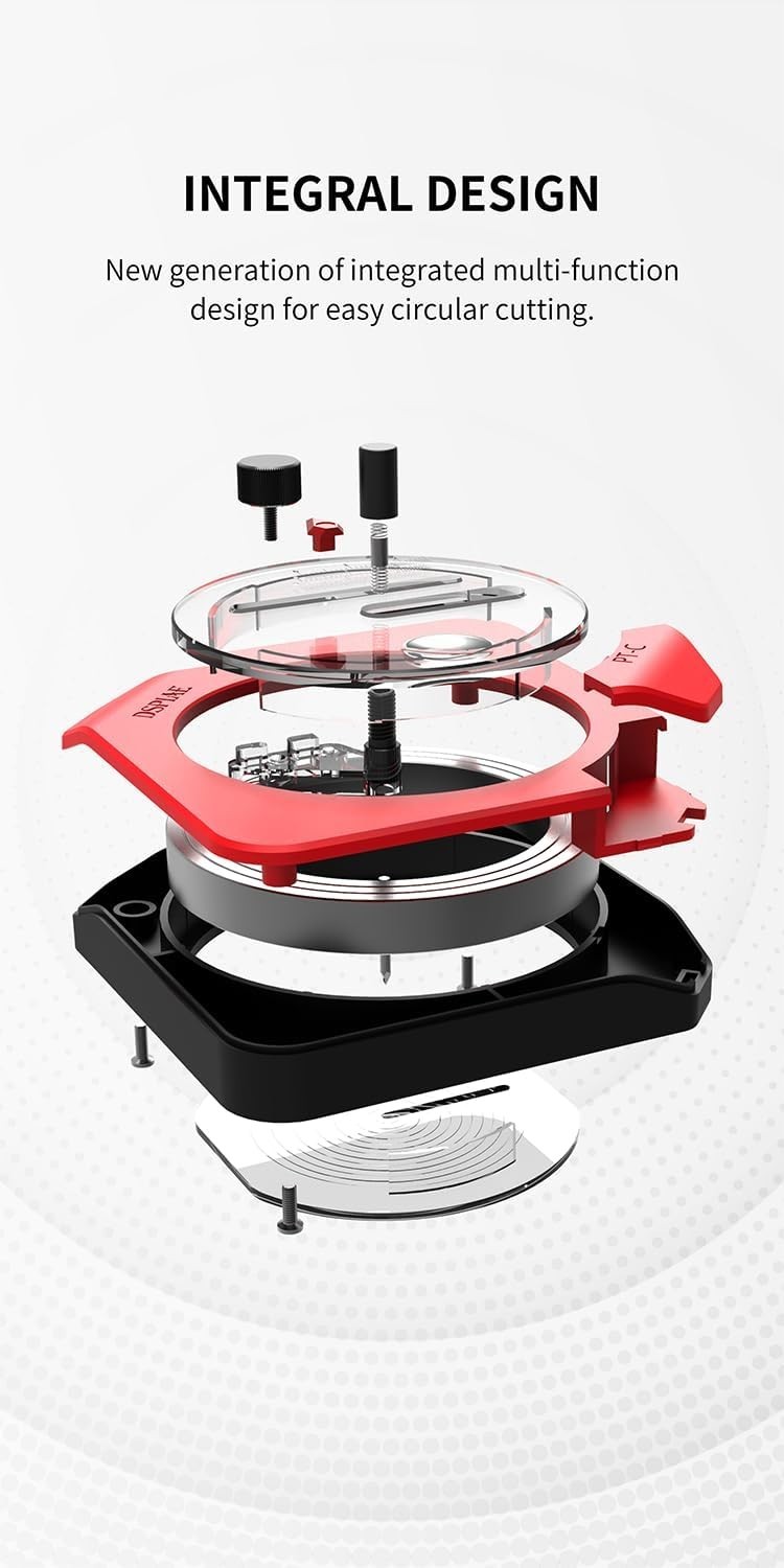 DsPiae PT-C Integral Stepless Circular Cutter Tool