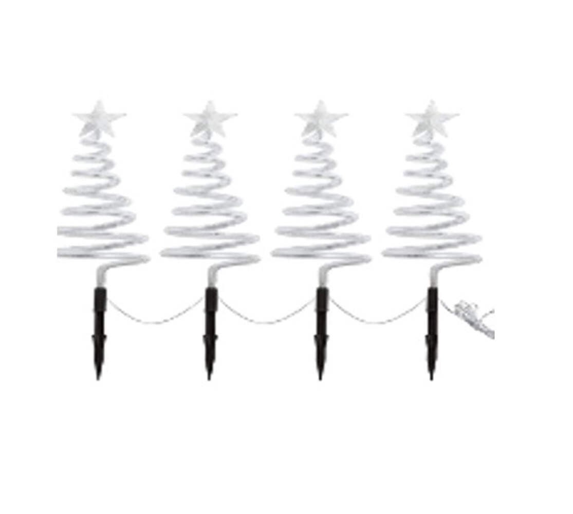Vivvi App-Based Customizable, Color-Changing 24" Christmas Tree Path Lights - Se