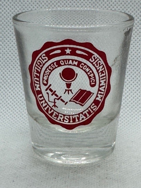 Sigillum Universitatis Miamiensis Clear Standard Shot Glass