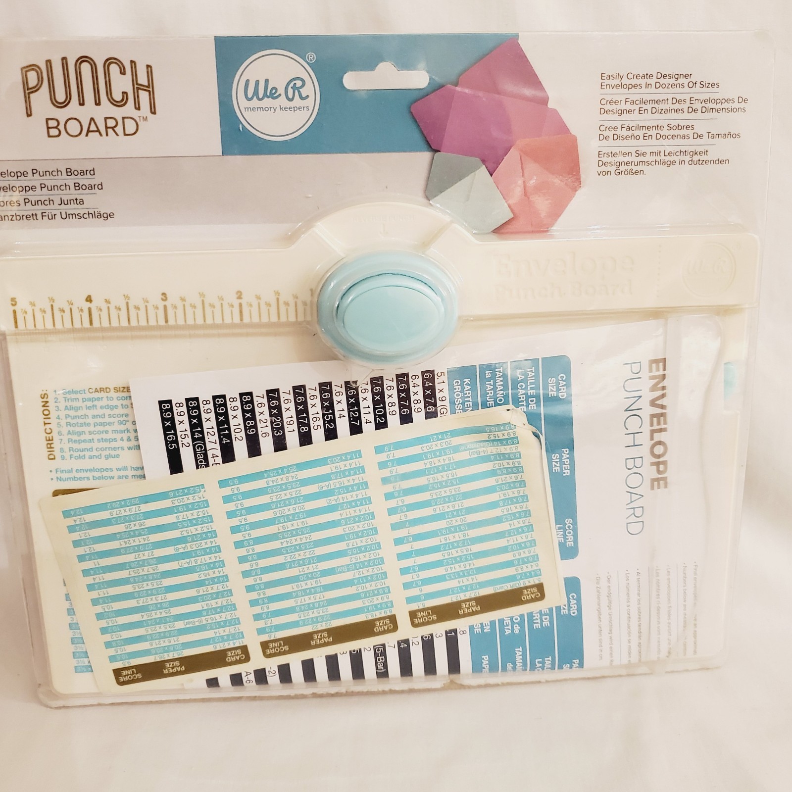We Are Memory Keepers Gift Box Punch Board Open Box