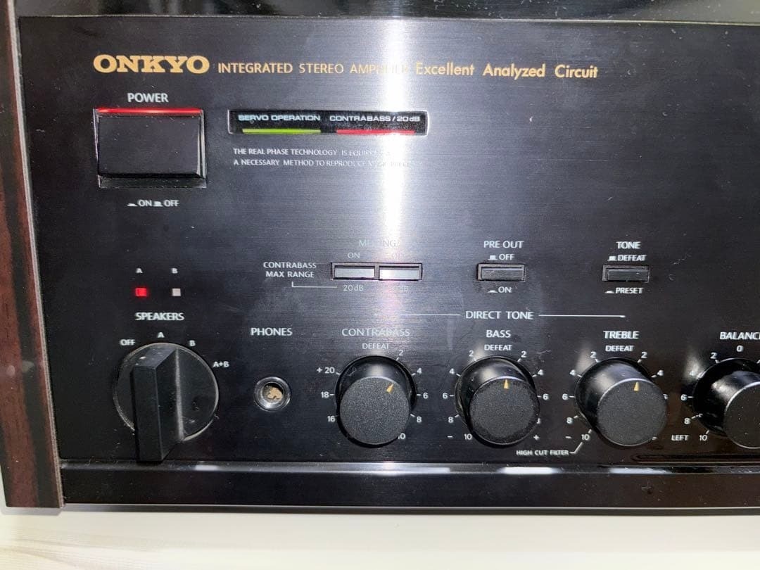 Onkyo Integra A-819XX Stereo Integrated Amplifier Vintage Audio Tested FedEx