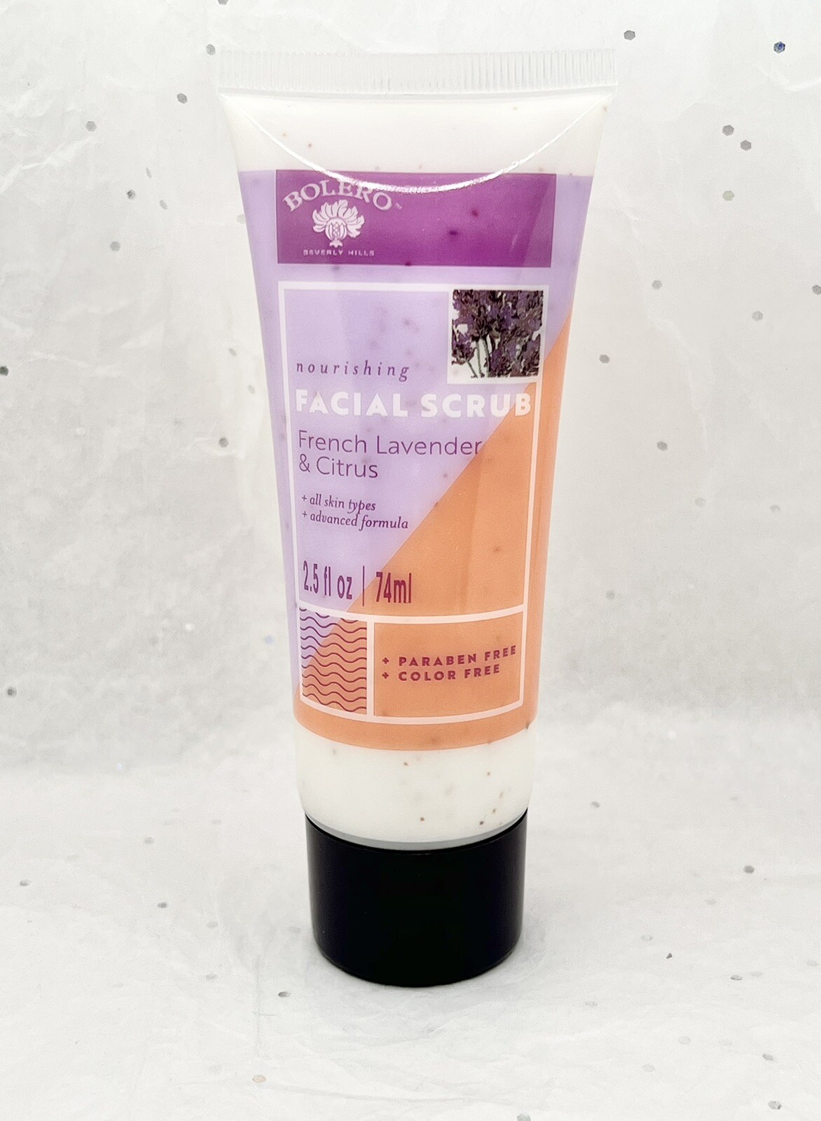 Bolero Beverly Hills Nourishing Facial Scrub French Lavender & Citrus 2.5oz/74ml