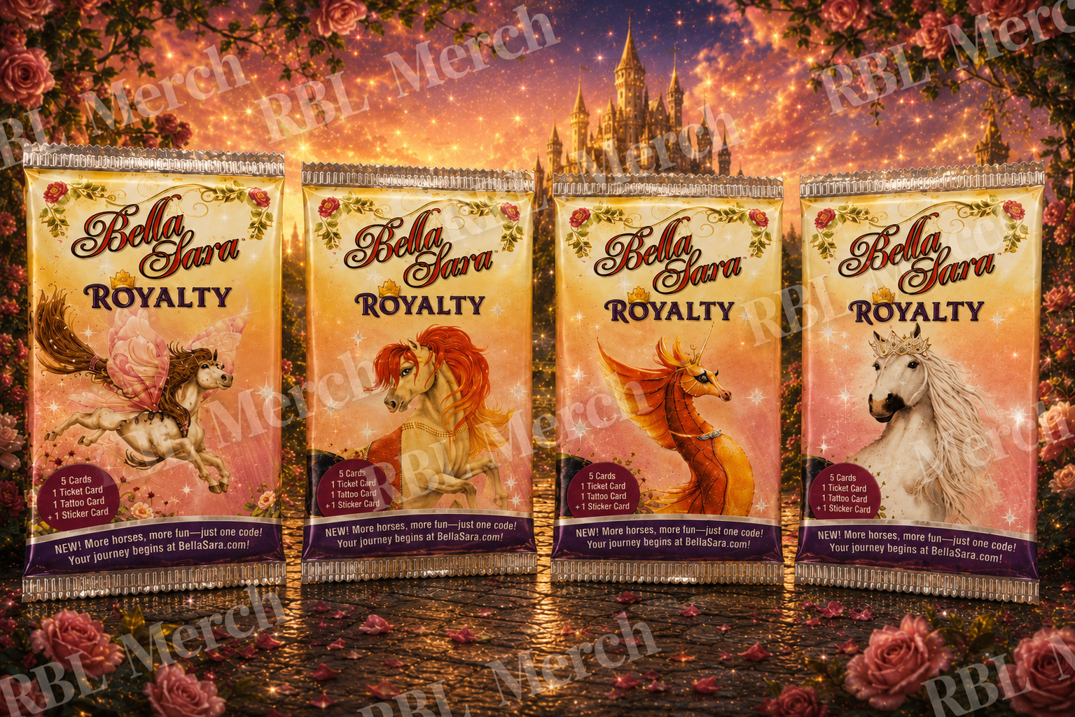 Bella Sara Royalty Booster Pack NEW Sealed TCG CCG Horse Trading Cards