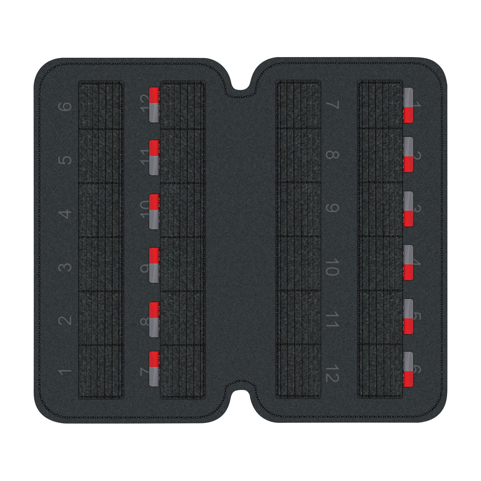 24-Slot Game Cartridge TF Card Holder Carrying Case Storage Bag For Steam Deck