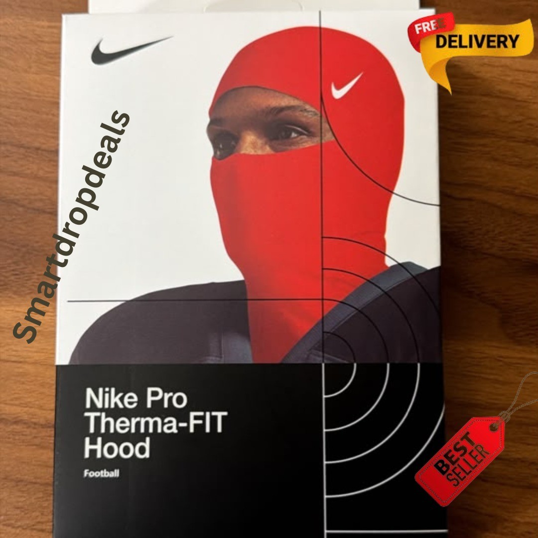 Nike Pro HyperWarm Hood Ski Mask Balaclava-[Red]-NEW In Box-Free Shipping!