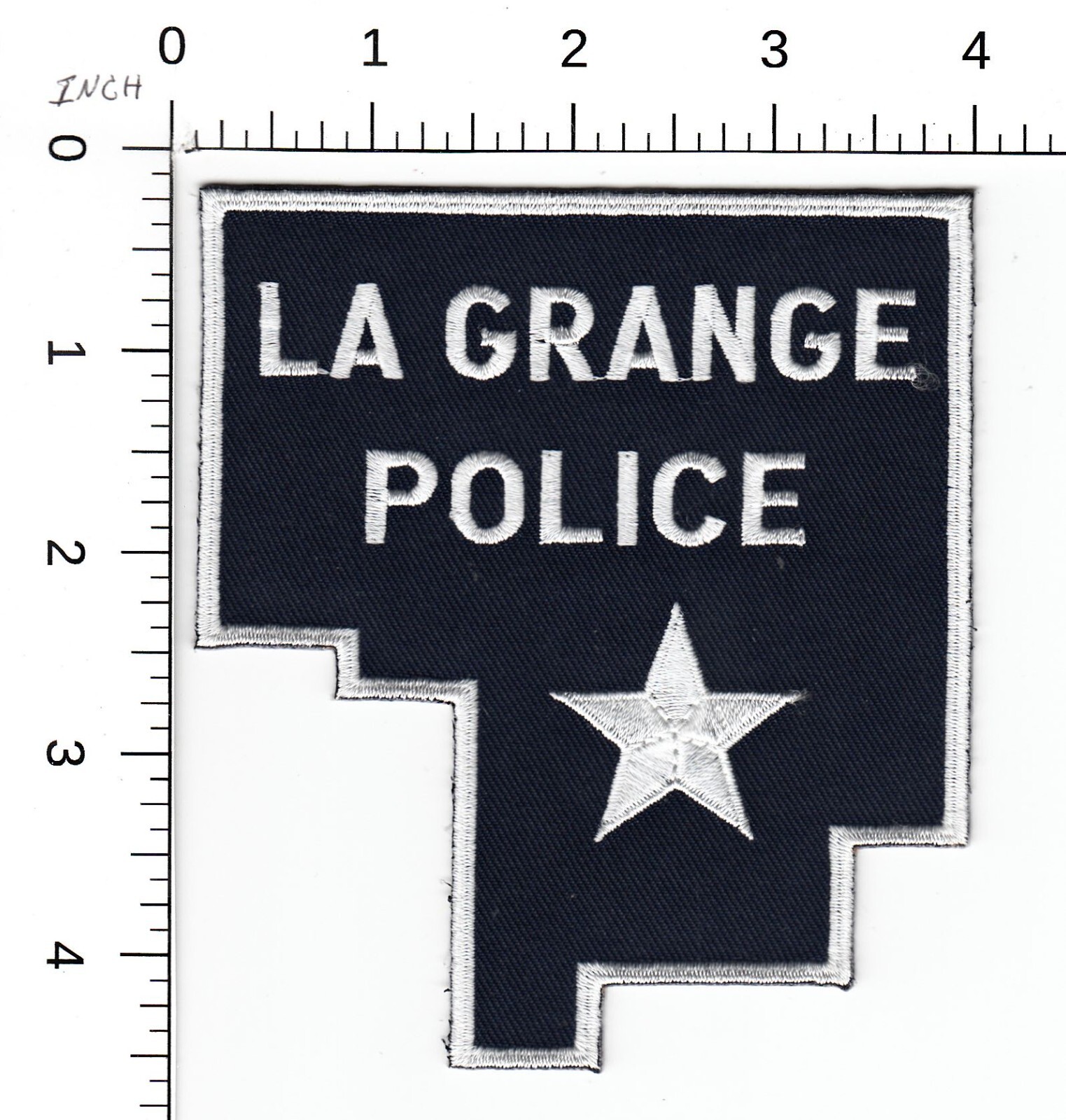 LA GRANGE POLICE (TOWN SHAPE) PATROL COLLECTIBLE PATCH "OLD STYLE" ILLINOIS
