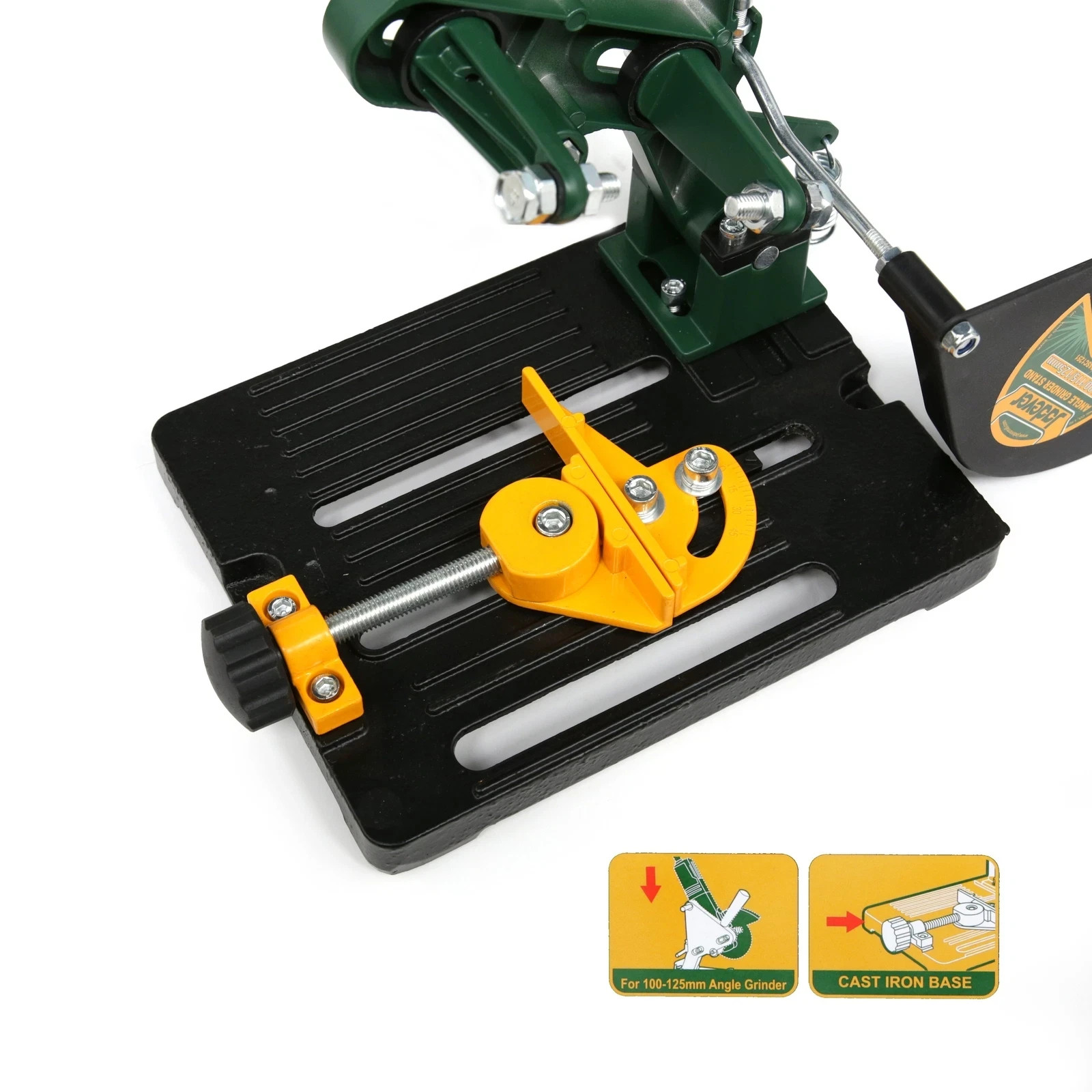 Heavy Duty Angle Grinder Stand Cut-Off Holder Adjustable Cutting Base
