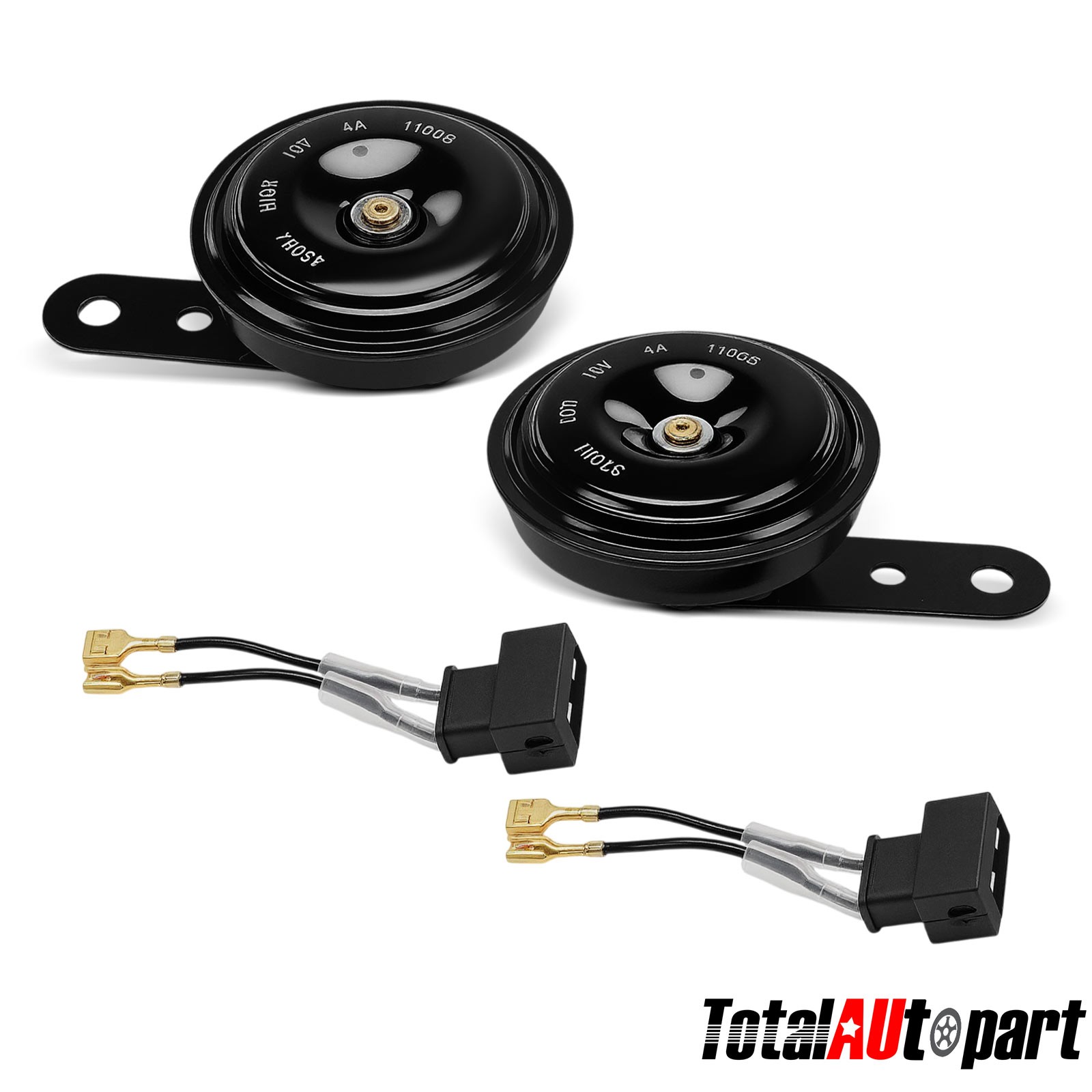 2Pcs Disc Horn for Volkswagen Jetta Passat Golf Audi A6 100 200 Skoda Octavia 4A