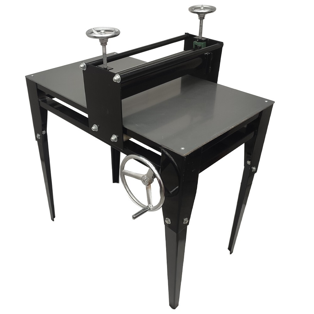 Single Axis Ceramic Clay Plate Machine Slab Roller Clay Press 33.8X20 Adjustable
