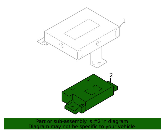 Genuine Mitsubishi Control Module 8638A551