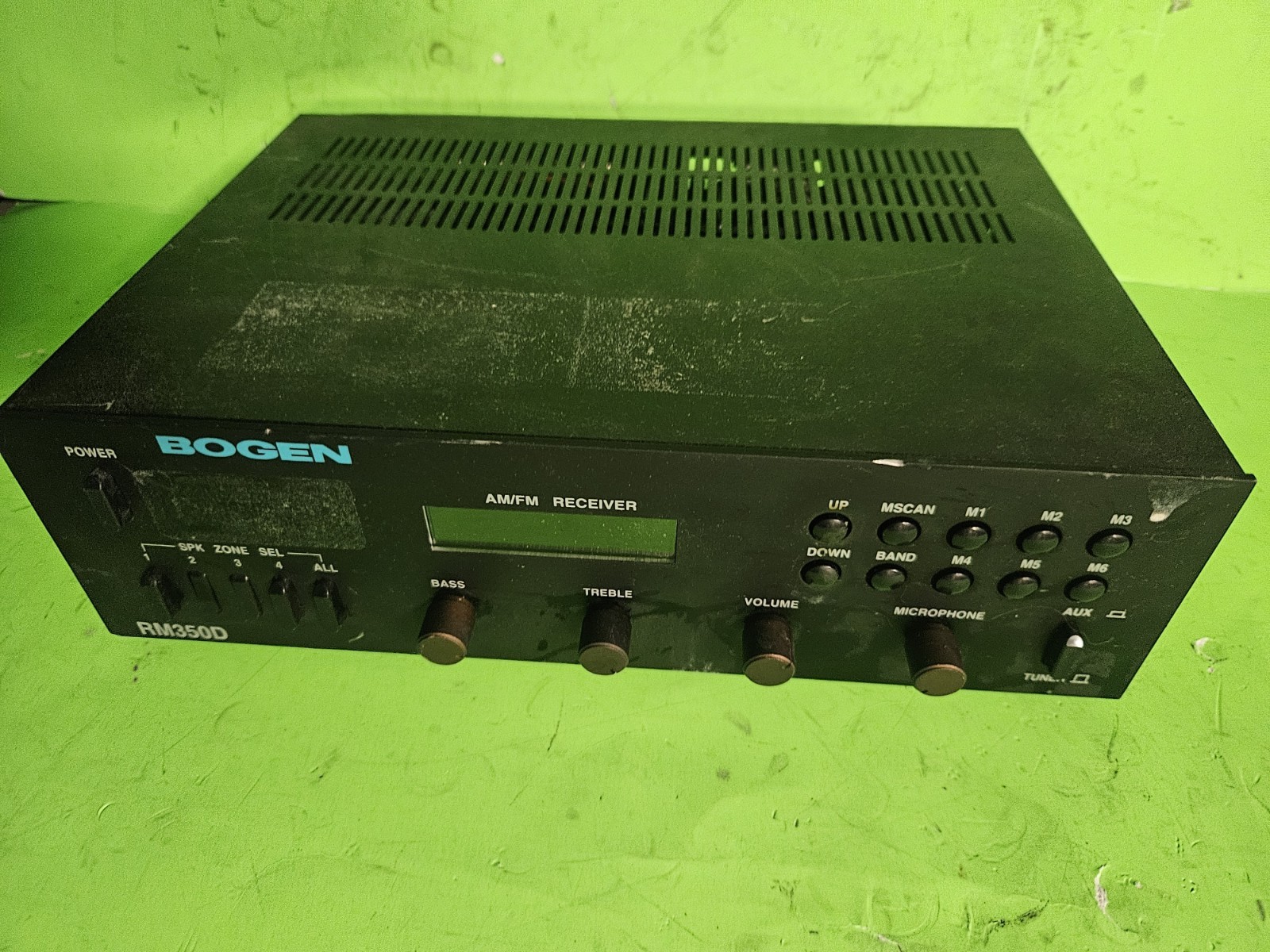 Bogen RM350D 35-Watt AM/FM Digital Receiver Radio Amplifier Public Address