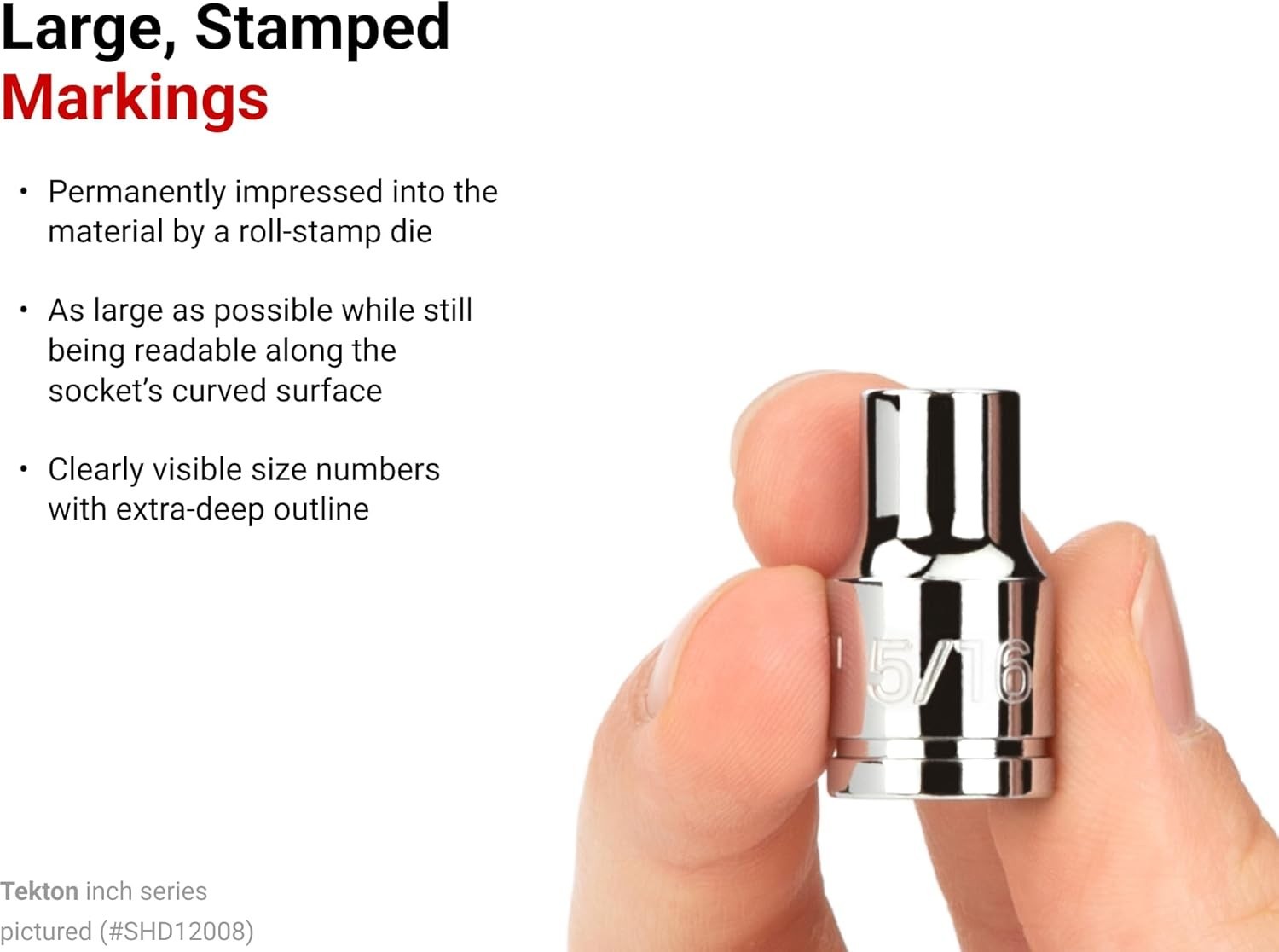 3/8 Inch Drive x 24 mm Shallow 6-Point Socket |
