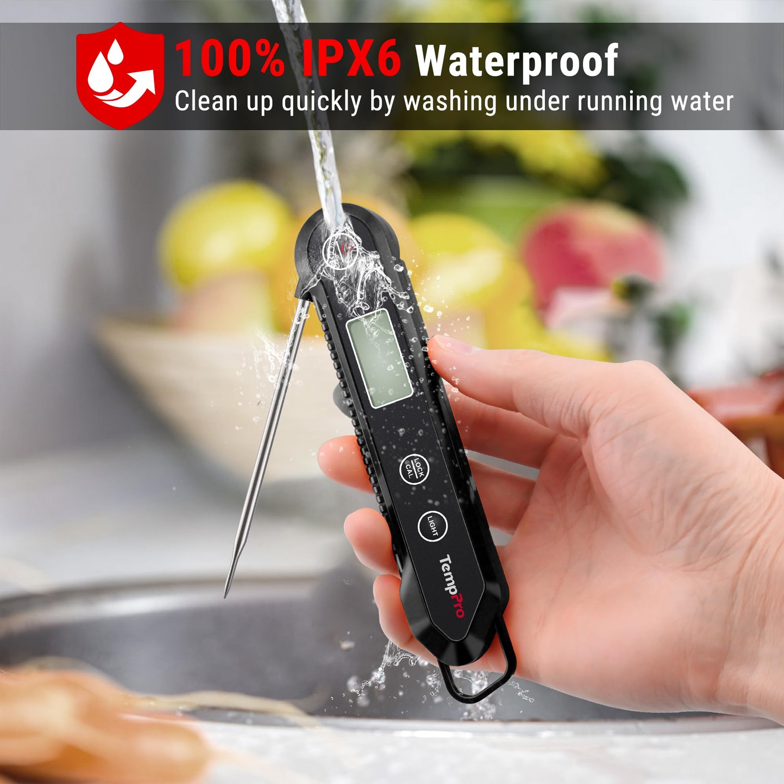 TempSwift 1 Sec Meat Thermometer Digital for Kitchen Cooking Food