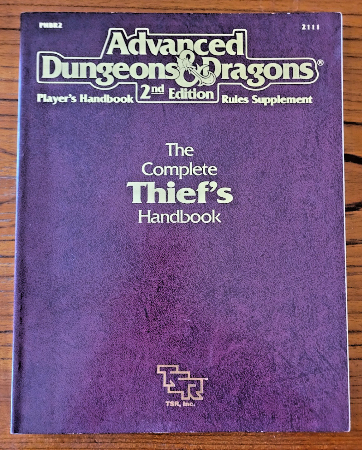 The Complete Thief's Handbook - PHBR2 - AD&D 2nd edition - TSR  - 2111.