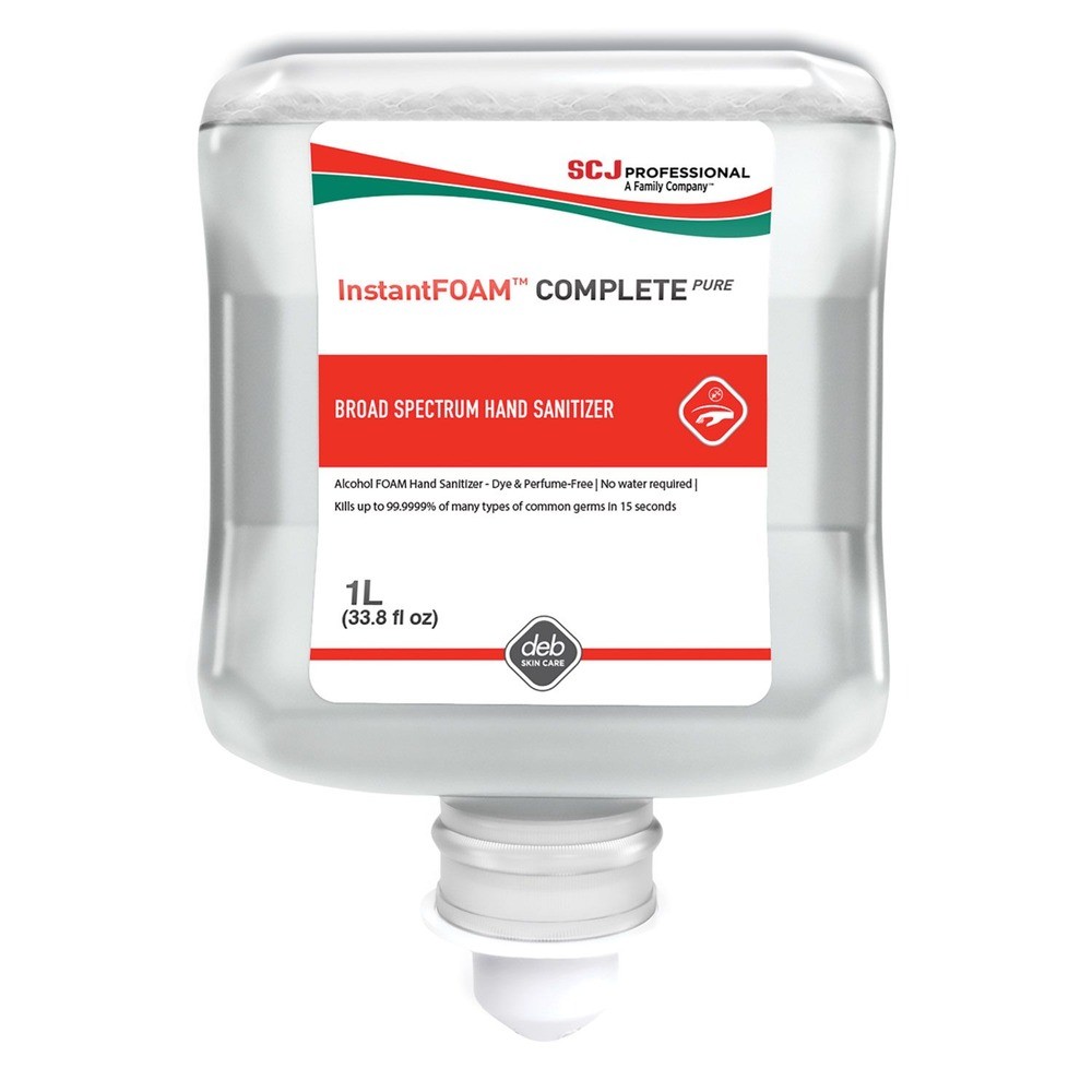 SC Johnson IFC1L 1 L InstantFOAM COMPLETE PURE Alcohol Sanitizer (6/Carton) New