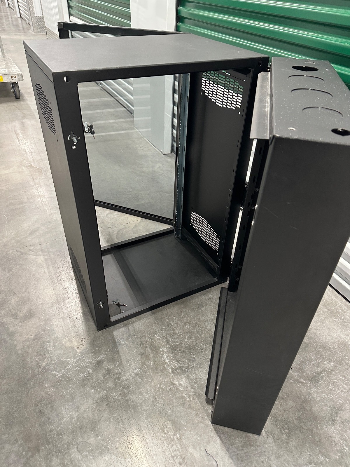 Hoffman Wall-Mount Double-Hinged 19U Rack USED eWMW362418 - Clean/Great Shape