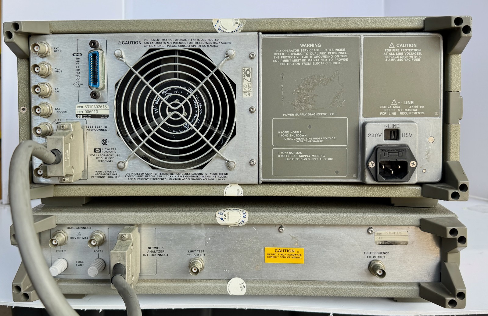 HP 8753C Vector Network Analyzer w/ HP 85047A S-Parameter Test Set 6GHz