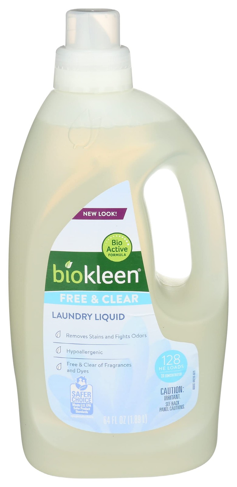 Laundry Liquid, Free & Clear, 64 oz