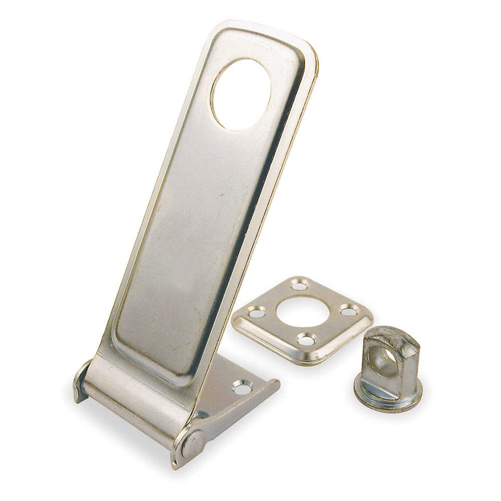 GRAINGER APPROVED  Hasp,Ribbed Steel,2-1/2 In. L 4PE30 PK 2