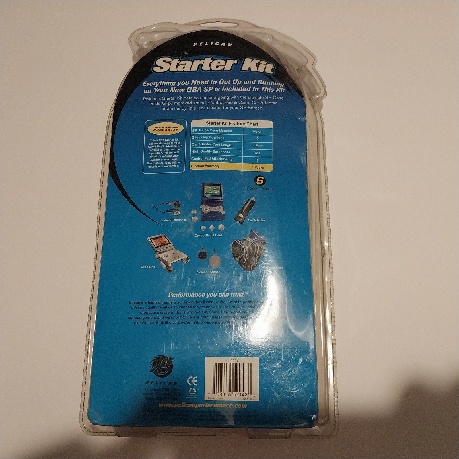 Gameboy SP starter kit from pelican