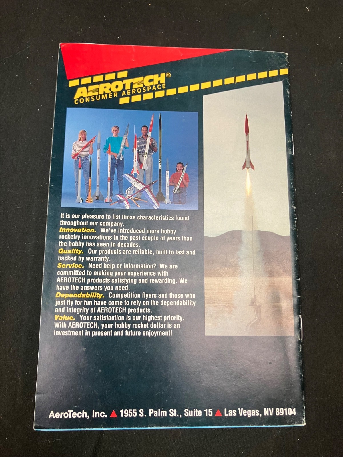 Aerotech 1992 Model Rocketry Catalog