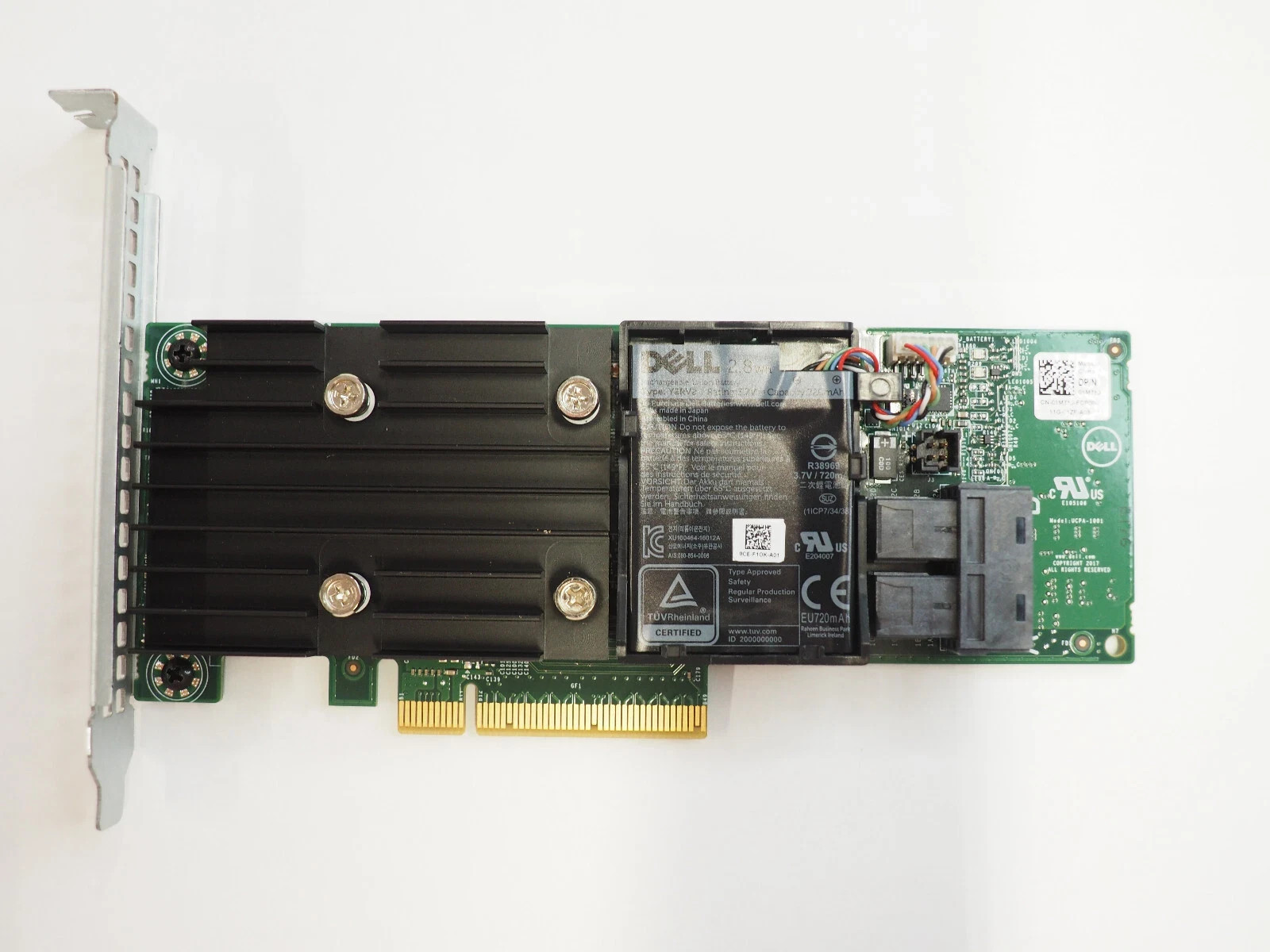 405-AAMX DELL PERC H740P PCI-E 8GB MB CACHE 12Gb/s PCI-E CONTROLLER CARD FS