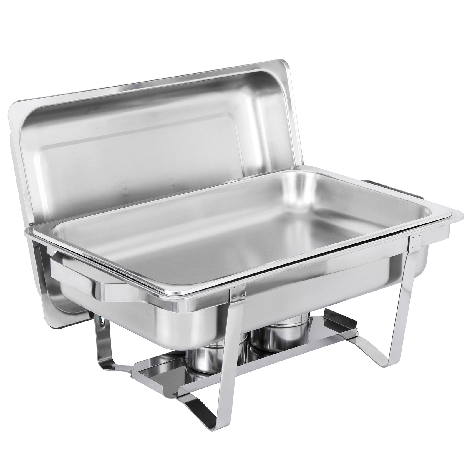 8Pack Stainless Steel Rectangular Chafing Dish Full Size Buffet Catering 8 Quart