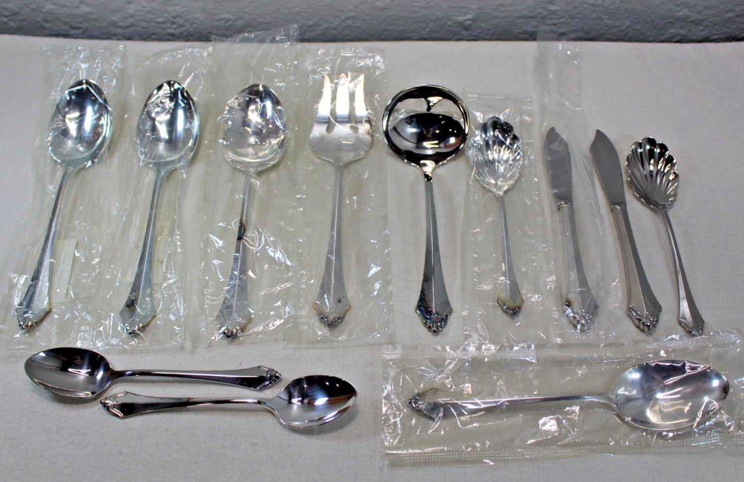 Oneida BELCOURT Community Silverplate  - 9 Serving Pieces PLUS Extras