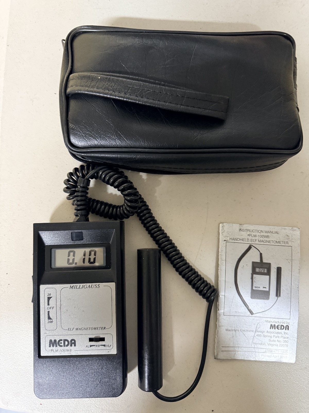MEDA PLM100WB Magnetometer