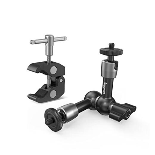 Super Clamp w/ 1/4" and 3/8" Thread and 5.8 Inches Adjustable Friction Power