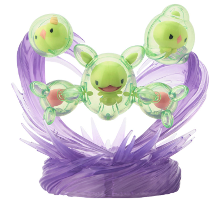 Pokemon Light Up Figure PSYCHO CYBER ( Solosis Duosion Reuniclus ) Japan NEW